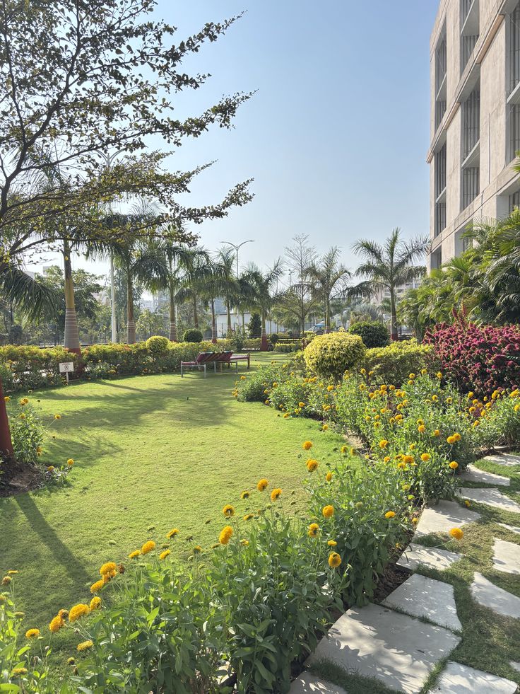 Landscaped Podium Gardens – Landscaped podium gardens at Kalpataru Amare Juhu